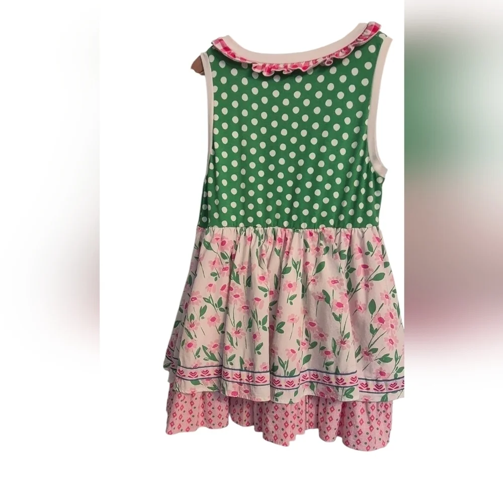 Wild Flowers Lala Land Gardenia Polka Dot and Floral Dress